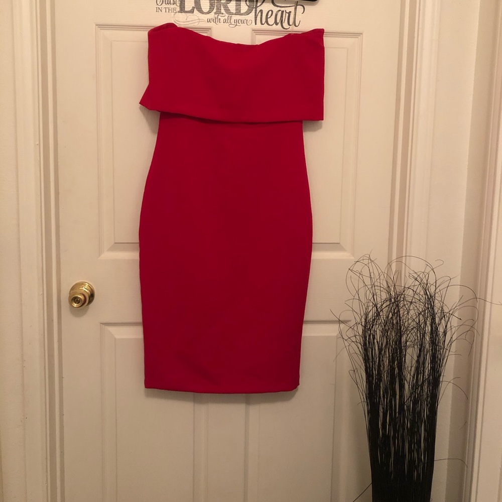 Lady in red